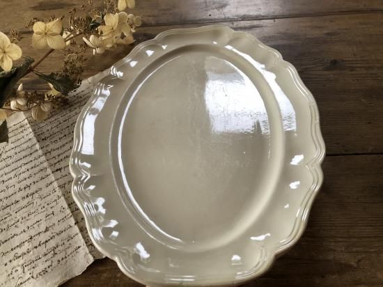 サルグミンヌ　sarreguemines BEAUSEJOUR プレート　花リム サルグミンヌ sarreguemines BEAUSEJOUR プレート 花リム