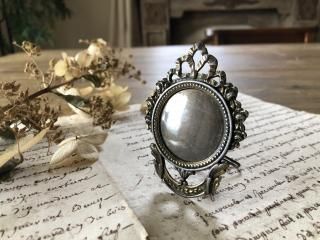 フランス/サルグミンヌ(SARREGUEMINES)花リムソーシエール/管理番号E87