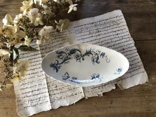 フランス/ジアン(GIEN)ランソー(RINCEAUX)TEER DE FER小さな小鳥のラヴィエ「B」/管理番号F916/9