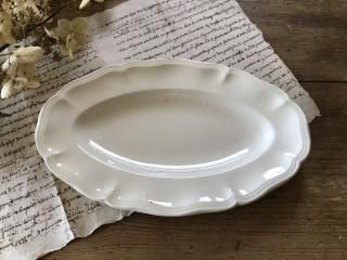 フランス/サルグミンヌ(SARREGUEMINES)花リムラヴィエ「C」/管理番号F916/20