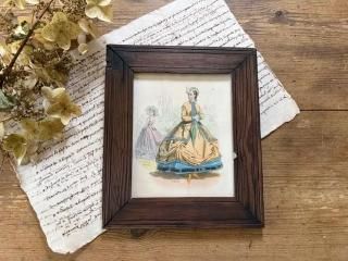 フランス/20世紀初期/木製フォトフレーム/管理番号F921/4