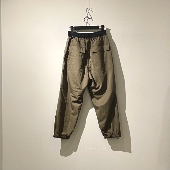 ＷＥＢ限定カラー有 ANEI side zip tec jogger サイドジップ テック