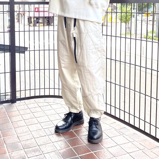 ＷＥＢ限定カラー有 ANEI side zip tec jogger サイドジップ テック