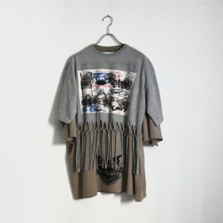 <img class='new_mark_img1' src='https://img.shop-pro.jp/img/new/icons1.gif' style='border:none;display:inline;margin:0px;padding:0px;width:auto;' />BODYSONG.24SS DOUBLE TEE / FRINGE