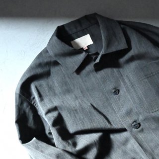 <img class='new_mark_img1' src='https://img.shop-pro.jp/img/new/icons1.gif' style='border:none;display:inline;margin:0px;padding:0px;width:auto;' />YOKO SAKAMOTO 25SS WORK SHIRT / CHARCOAL GRAY