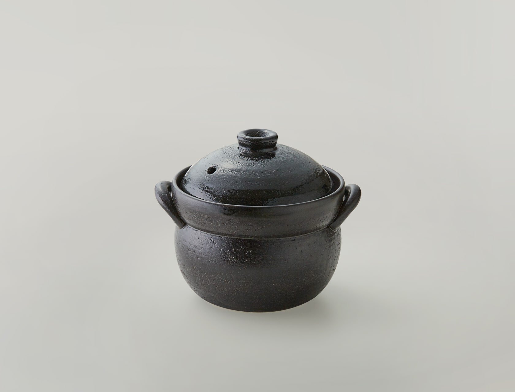 黒釉ごはん鍋 | 四日市萬古焼 佐治陶器