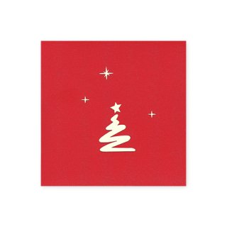 ポップアップカード クリスマス コンプレックス　”Two Trees”