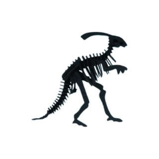 3Dペーパーモデル ダイナソー“Parasaurolophus パラサウロロフス”