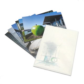 兵庫県立美術館  安藤忠雄建築ポストカード６種・封筒セット　