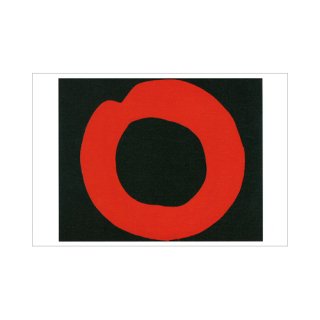オリジナルポストカード　吉原治良「黒字に赤い円」 ／
YOSHIHARA Jiro "Red circle on Black"