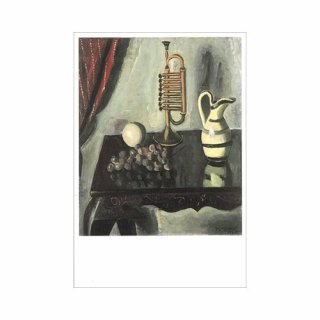 ꥸʥݥȥɡšܤΤʪ1924ǯ
Koide Narashige "Still Life with a Toy Trumpet", 1924