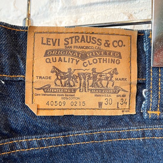 DEAD STOCK (デッドストック ) “1980's Levi's 40509