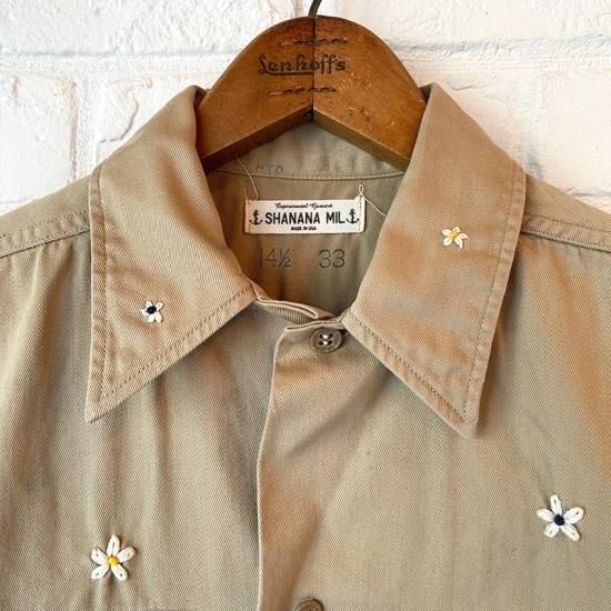 SHANANA MIL (シャナナミル ) “DAISY VINTAGE 1940s ARMY TWILL KHAKI