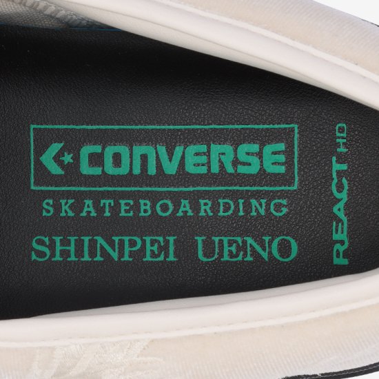 コンバース スケートボーディング  CSスリップオン SK シンペイウエノ ＋ CONVERSE SKATEBOARDING CS SLIP-ON SK SHINPEI UENO + 
