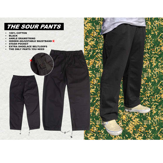 サワーソリューション サワーパンツ SOUR SOLUTION Sour Pants BLACK