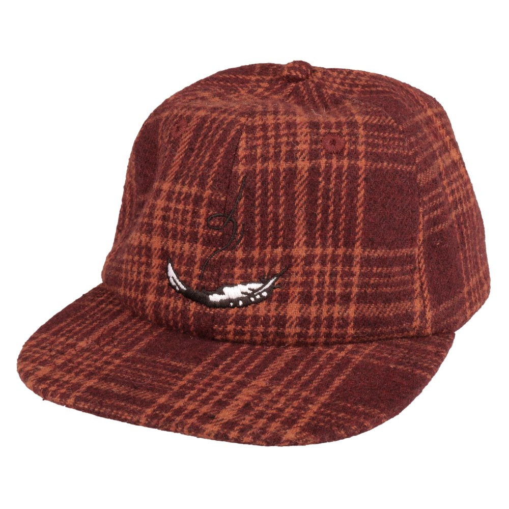 PASS~PORT FETHER WEIGHT 6 PANEL CAP (MAROON)