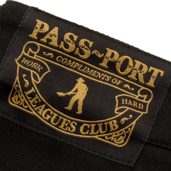 PASS~PORT(パスポート) LEAGUES CLUB PANT BLACK