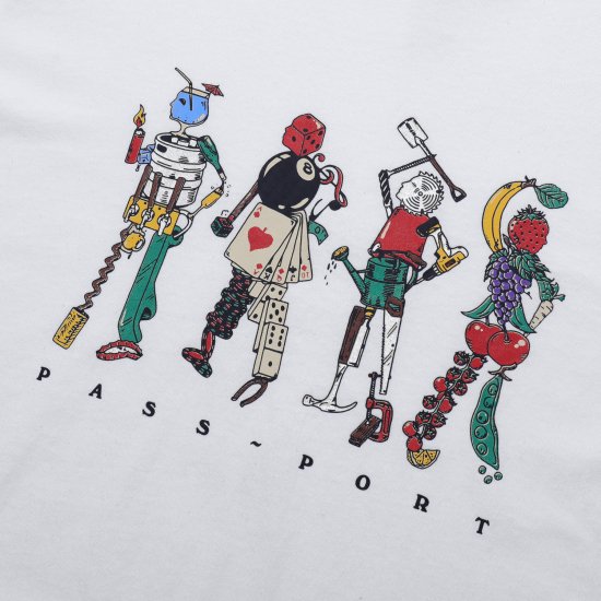 PASS~PORT(パスポート) Assorted Friends Tee 