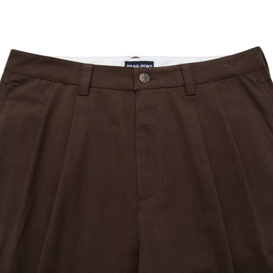 PASS~PORT(パスポート) LEAGUES CLUB PANT BROWN