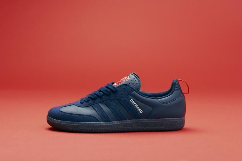 adidas skateboarding SAMBA ADV ネイビー