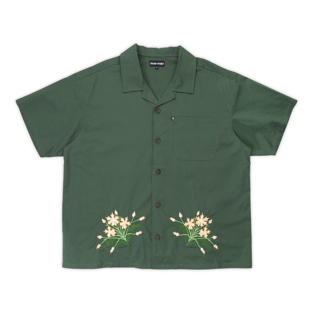 PASS~PORT(ѥݡ) Bloom Casual Shirt  "Sage "
