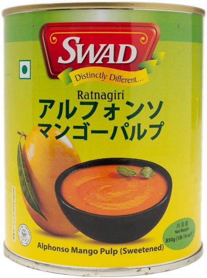 swad マンゴーパルプ ペースト 缶 - アメ横大津屋スパイス・豆の専門店
