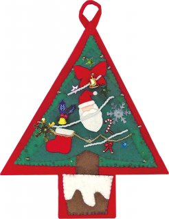サン・びーどるオリジナル<br>フェルトで作るクリスマスツリー<br>X-1