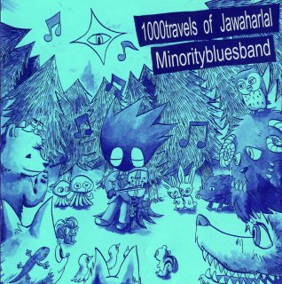  Minority Blues Band / 1000 Travels Of Jawaharlal - Split LP【新品 LP】