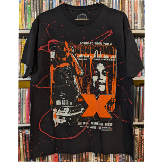 X（エックス） Tシャツ / ブラック スプラッター【新品】