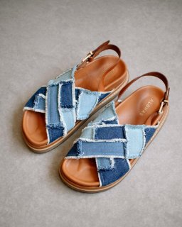 ALOHAS Marshmallow Patchwork denim