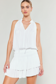 CARA SLEEVELESS PLEATED