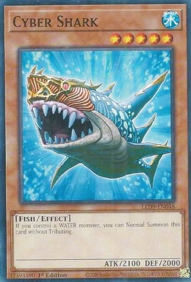 遊戯王 LED9-EN048 サイバー・シャーク Cyber Shark (英語版 1st Edition ノーマル) - REALiZE  トレカ&ホビー