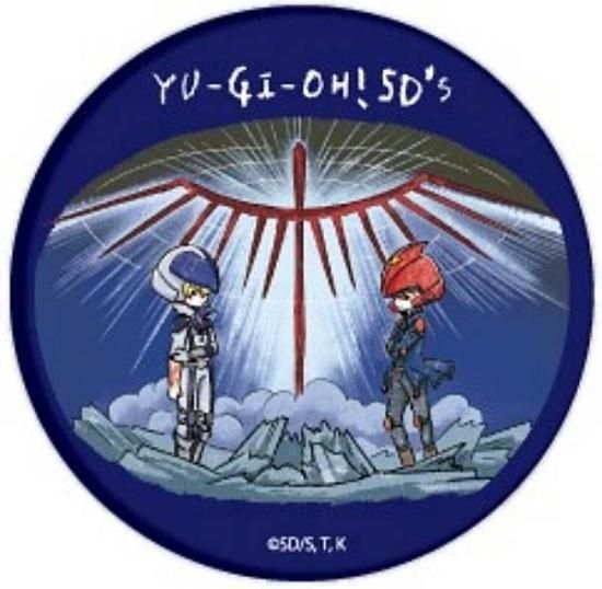 遊戯王　ジャック・アトラス　缶バッジ　ラバーストラップ　遊戯王5D's 描き下ろし ジャック・アトラス 缶バッジ 最強の決闘者達Ver
