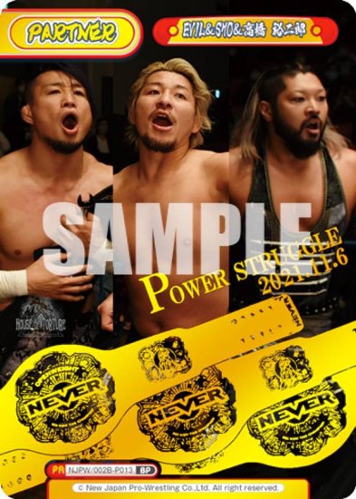 Reバース NJPW/002B-P013 EVIL＆SHO＆高橋 裕二郎 (BP ボックスパートナー) ブースターパック 新日本プロレス Vol.2  - REALiZE トレカ&ホビー