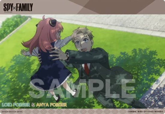 【ロイド＆アーニャ(B)】 SPY×FAMILY クリアビジュアルポスター A5サイズ - REALiZE トレカ&ホビー