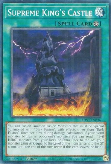 遊戯王 LDS3-EN036 覇王城 Supreme King's Castle (英語版 1st Edition