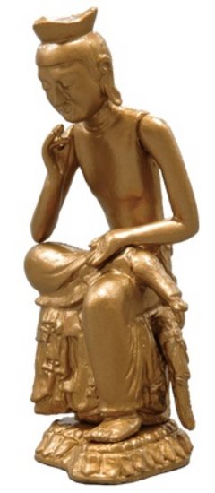 弥勒菩薩半跏像(金色タイプ)】和の心 仏像コレクション 極 - REALiZE