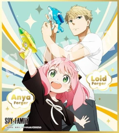 アーニャ＆ロイド】 SPY×FAMILY ビジュアル色紙コレクション