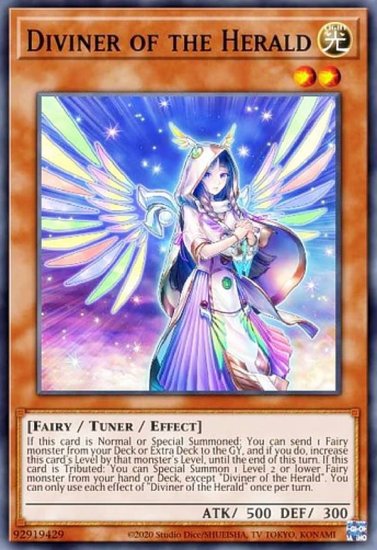 遊戯王 MP22-EN056 宣告者の神巫 Diviner of the Herald (英語版 1st Edition プリズマティック シークレットレア) - REALiZE トレカ&ホビー