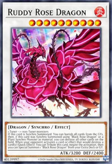 遊戯王 MP22-EN077 ブラッド・ローズ・ドラゴン Ruddy Rose Dragon (英語版 1st Edition  プリズマティックシークレットレア) - REALiZE トレカ&ホビー