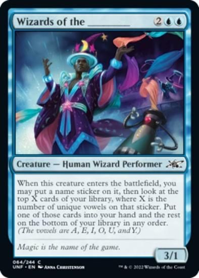マジックザギャザリング UNF EN 064 Wizards of the ______ (英語版