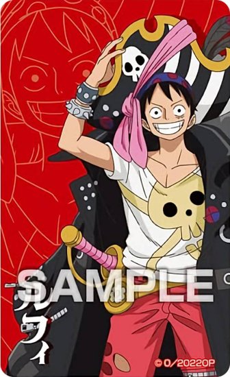 【16.ルフィ】ONE PIECE FILM RED デコステッカー ガムつき ※ステッカーのみ - REALiZE トレカ&ホビー