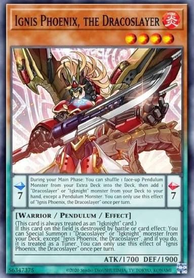 遊戯王 DABL-EN022 竜剣士イグニスＰ Ignis Phoenix, the Dracoslayer 