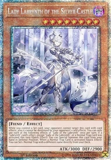 遊戯王 DABL-EN030 迷宮城の白銀姫 Lady Labrynth of the Silver 