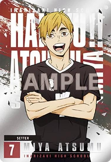 ハイキュー 宮侑 レア 1-13.宮侑】 ハイキュー!! キラコレカード - トレカ&ホビーの