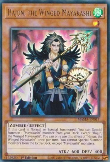 遊戯王 MAMA-EN017 翼の魔妖－波旬 Hajun, the Winged Mayakashi (英語版 1st Edition ウルトラレア)  - REALiZE トレカ&ホビー