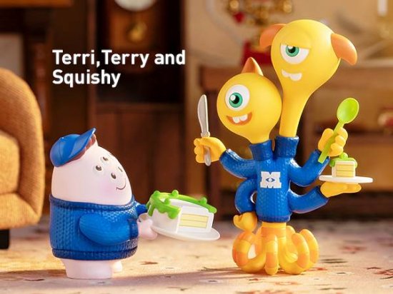 Terri, Terry, and Squishy】 010_POPMART Disney/Pixar Monsters University Kappa Fraternity - トレカ&ホビー