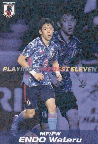 Ｊリーグチップス＆サッカー日本代表チームチップス BE-01 遠藤 航 MF/FW (プレイングタイムベストイレブンカード)  サッカー日本代表チームチップス２０２２ - REALiZE トレカ&ホビー