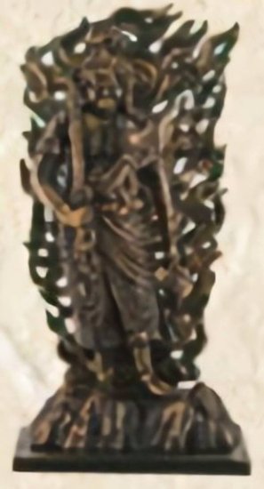 不動明王(ブロンズ)】カプセルQミュージアム 日本の至宝 仏像立体図録