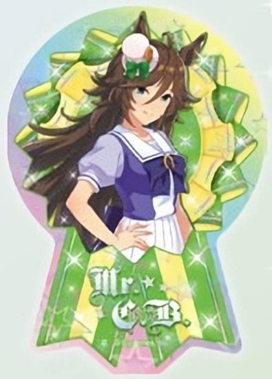 【ミスターシービー】ウマ娘 プリティーダービー メタルステッカーセット-出走!2nd Anniversary- ※ステッカー1枚のみ -  REALiZE トレカ&ホビー